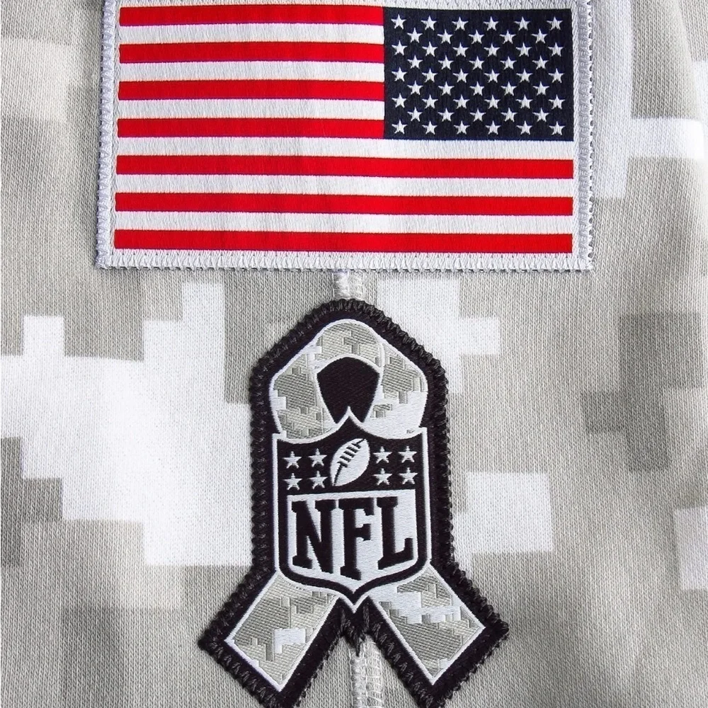 Nike New Orleans Saints Salute to Service Hoodie Sweatshirt Mens Size Medium